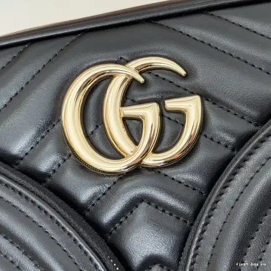 First bag ru Gucci shoulder small Marmont GG bag-24.5*15*9CM 0215