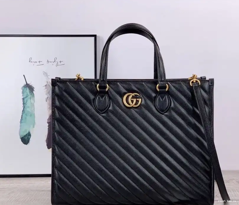 First bag ru medium bag Marmont tote GUCCI GG 0225