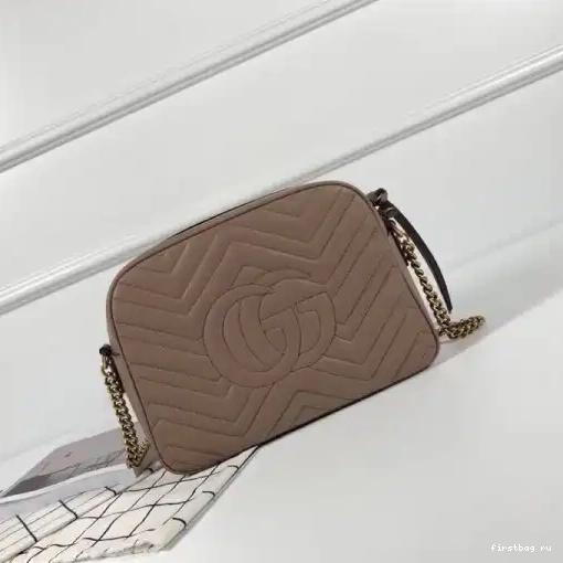 First bag ru Marmont Gucci matelassé GG shoulder bag 0221