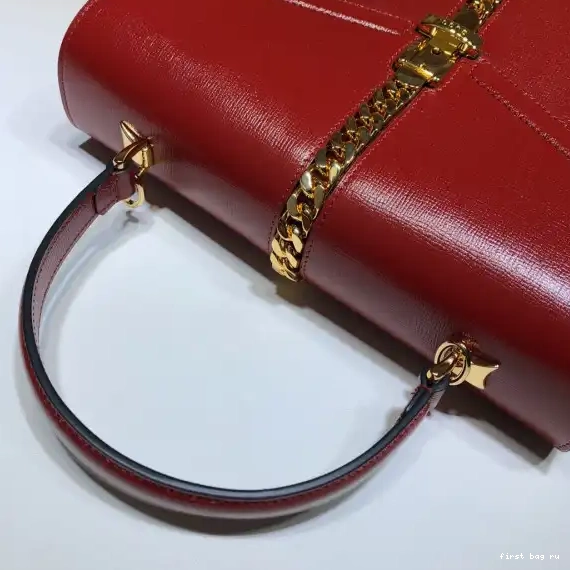 First bag ru 1969 bag Gucci small handle Sylvie top 0225