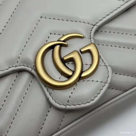 First bag ru MINI MARMONT GUCCI 21CM GG BAG 0210