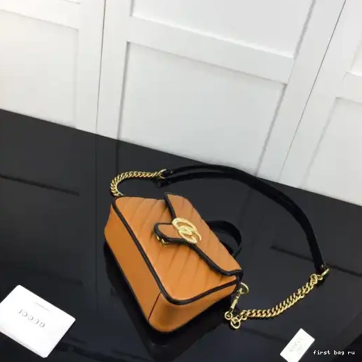 Firstbag ru Gucci Marmont GG handle top bag mini 0217