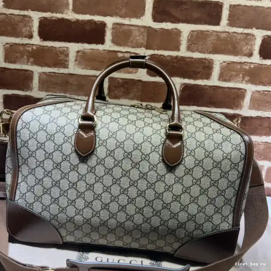 First bag ru GUCCI Ophidia GG medium carry-on duffle 0214