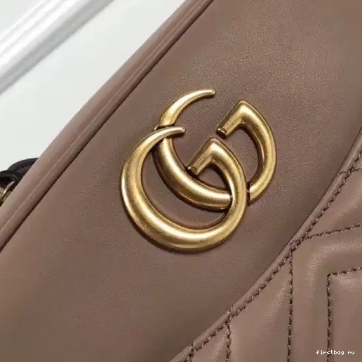 First bag ru Marmont Gucci matelassé GG shoulder bag 0221