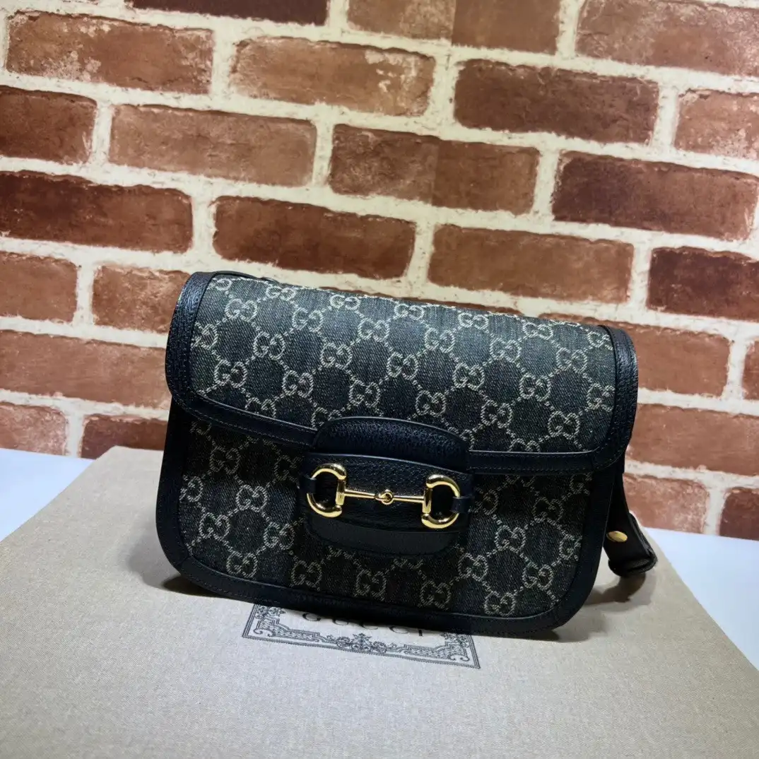 First bag ru GUCCI Horsebit 1955 shoulder bag 0205