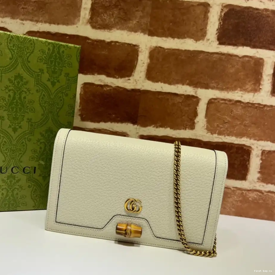 First bag ru Diana mini Gucci bag with bamboo 0223