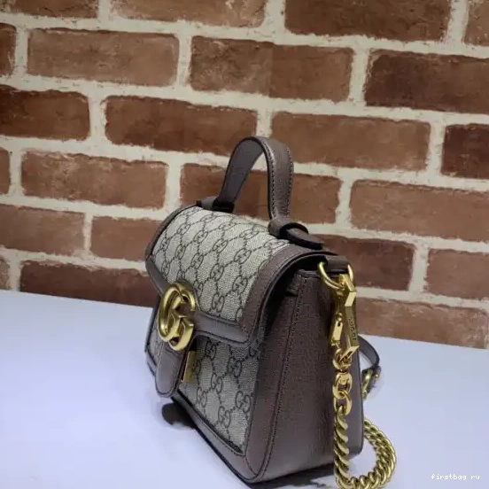 First bag ru GG Marmont top handle bag GUCCI mini 0210