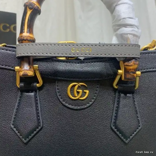 First bag ru small GUCCI Diana bag tote 0222