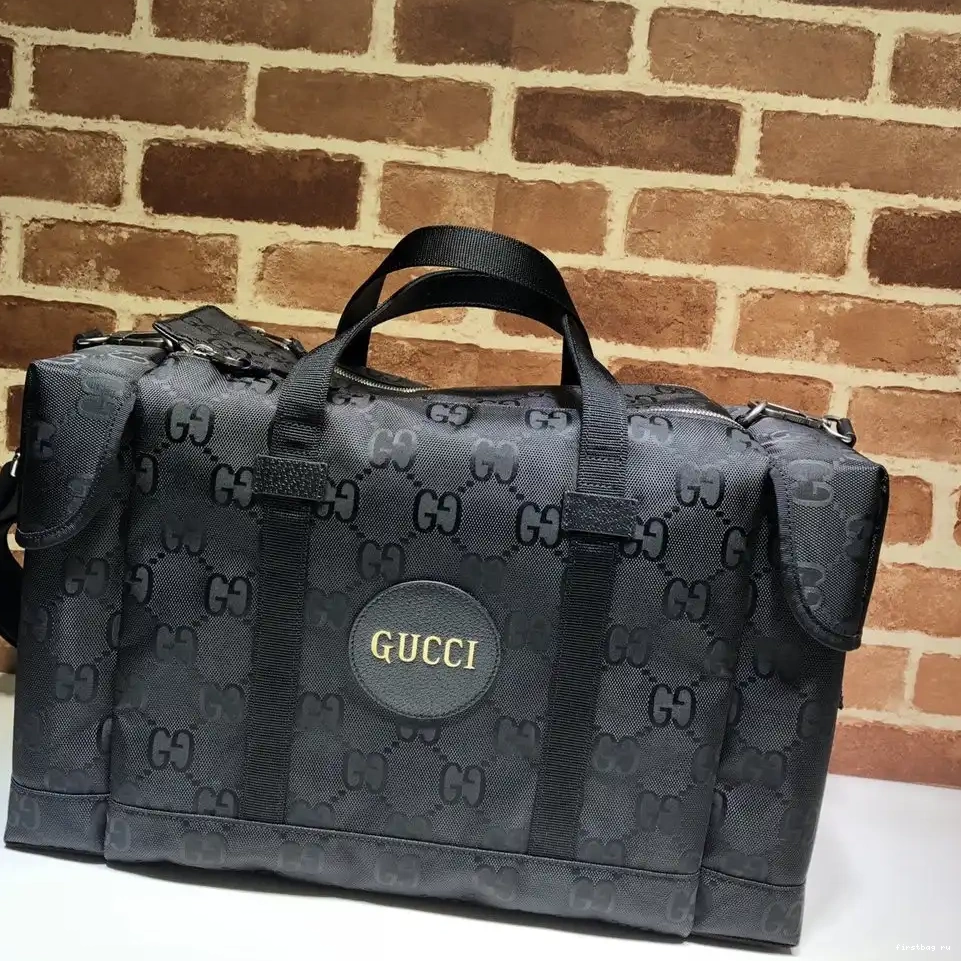 First bag ru bag The duffle Grid GUCCI Off 0213