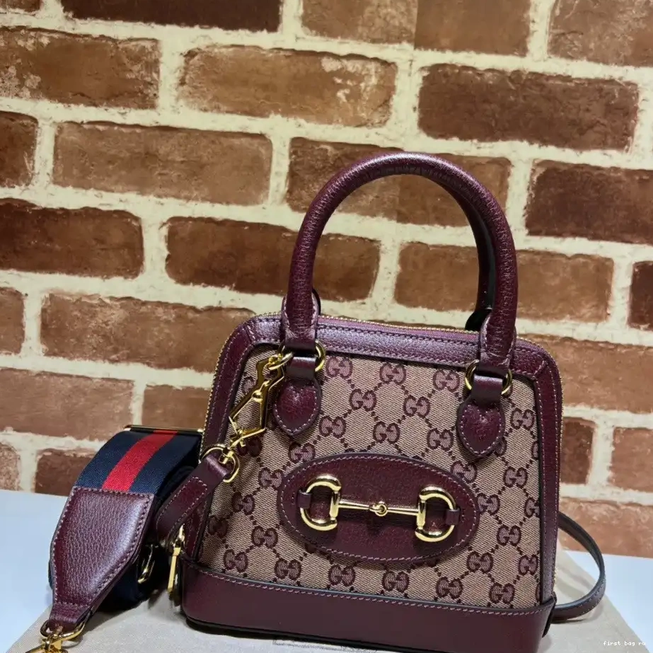 First bag ru bag 1955 mini GUCCI GG Horsebit 0224