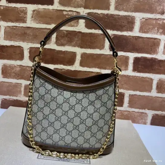 First bag ru G shoulder Large bag GUCCI Interlocking with 0226