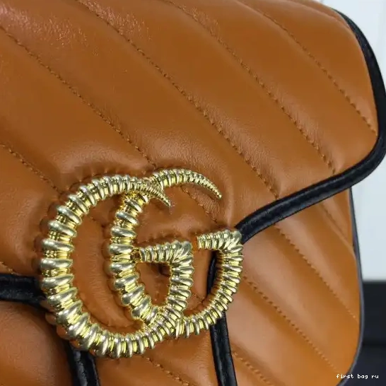 Firstbag ru Gucci Marmont GG handle top bag mini 0217