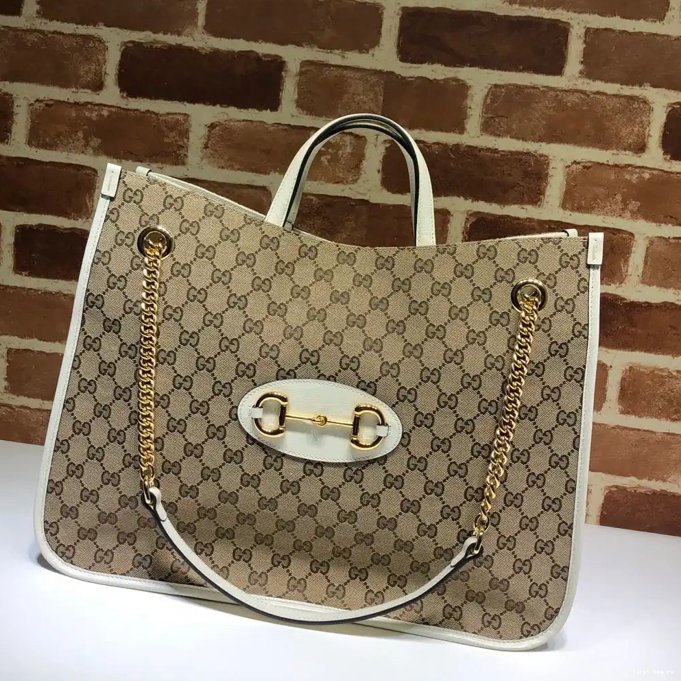 First bag ru large Horsebit GUCCI tote bag 1955 0219