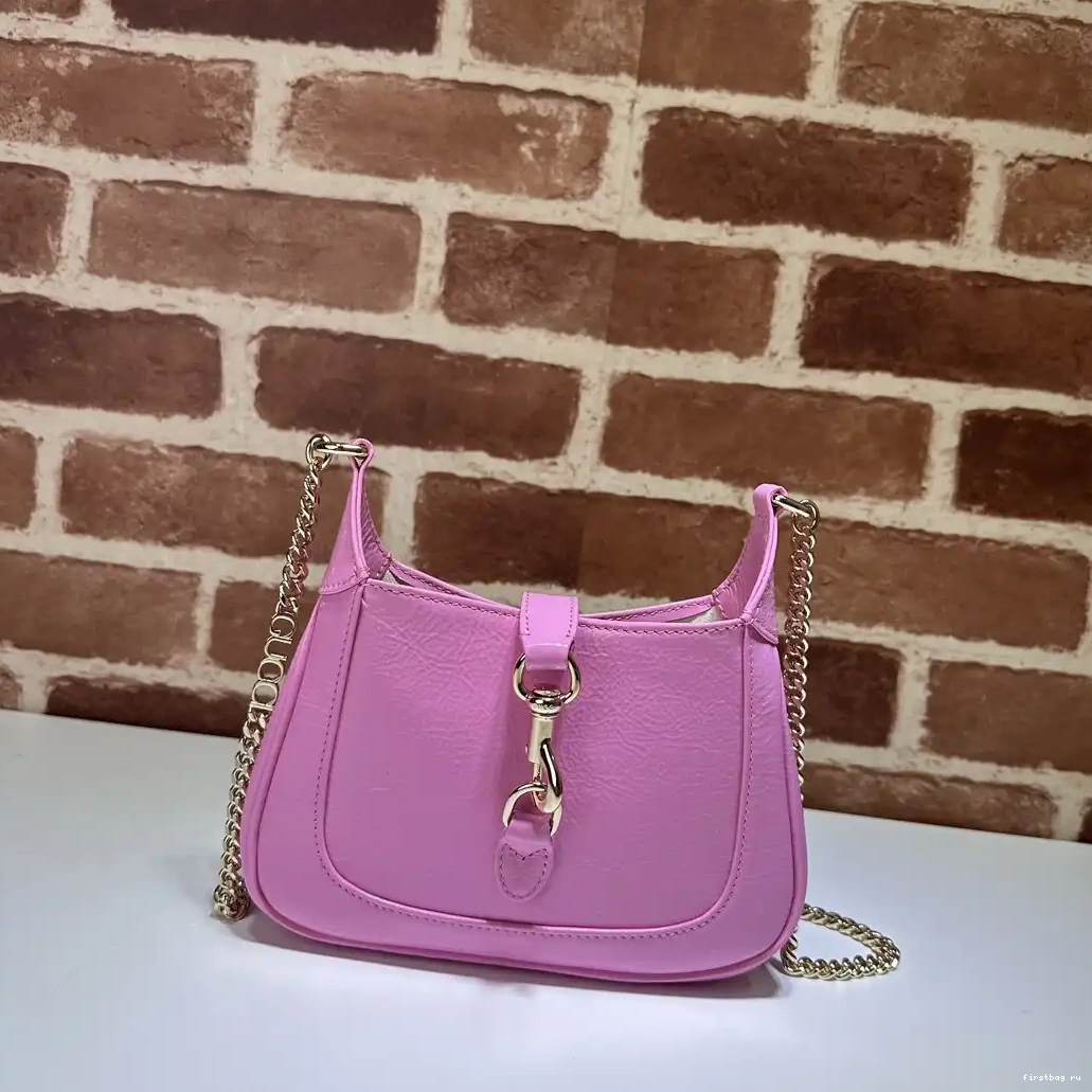 First bag ru GUCCI JACKIE SHOULDER BAG-19.5*18*3.5CM 0211