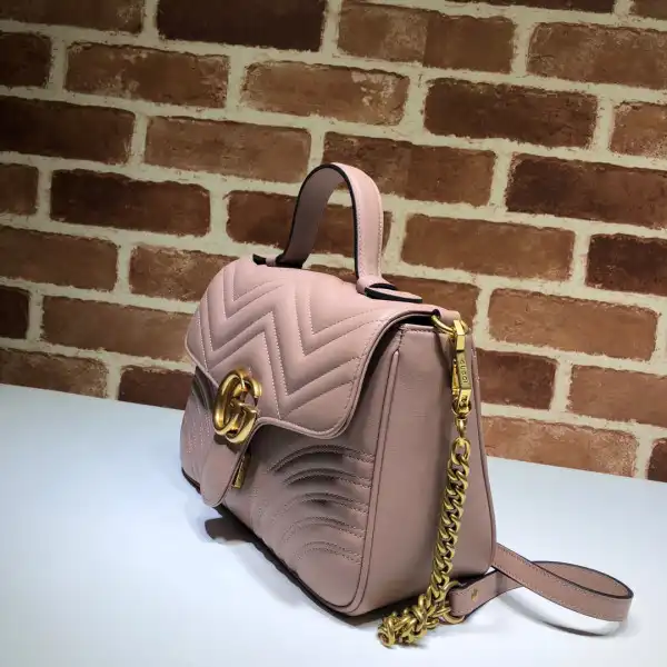 First bag ru GUCCI GG Marmont Small Top Handle Bag 0205