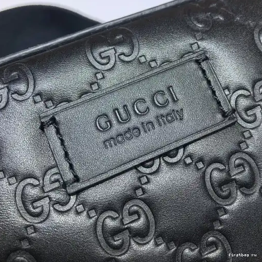 First bag ru Black shoulder bag GG GUCCI 0212