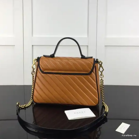 Firstbag ru small bag GG top Gucci Marmont handle 0210