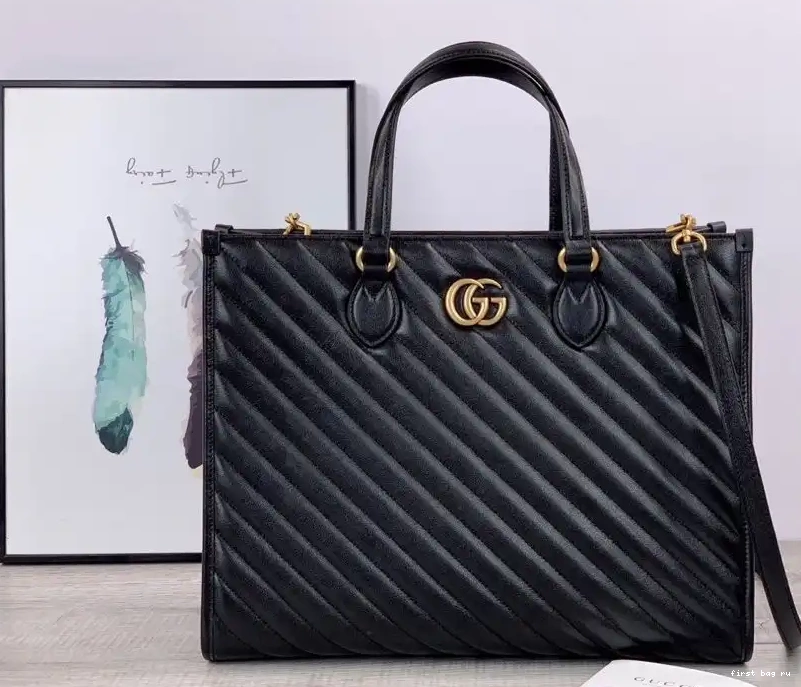 First bag ru medium bag Marmont tote GUCCI GG 0225