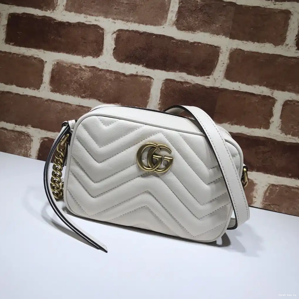 First bag ru GUCCI shoulder bag mini Marmont GG 0223