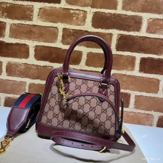 First bag ru mini GUCCI bag 1955 GG Horsebit 0225