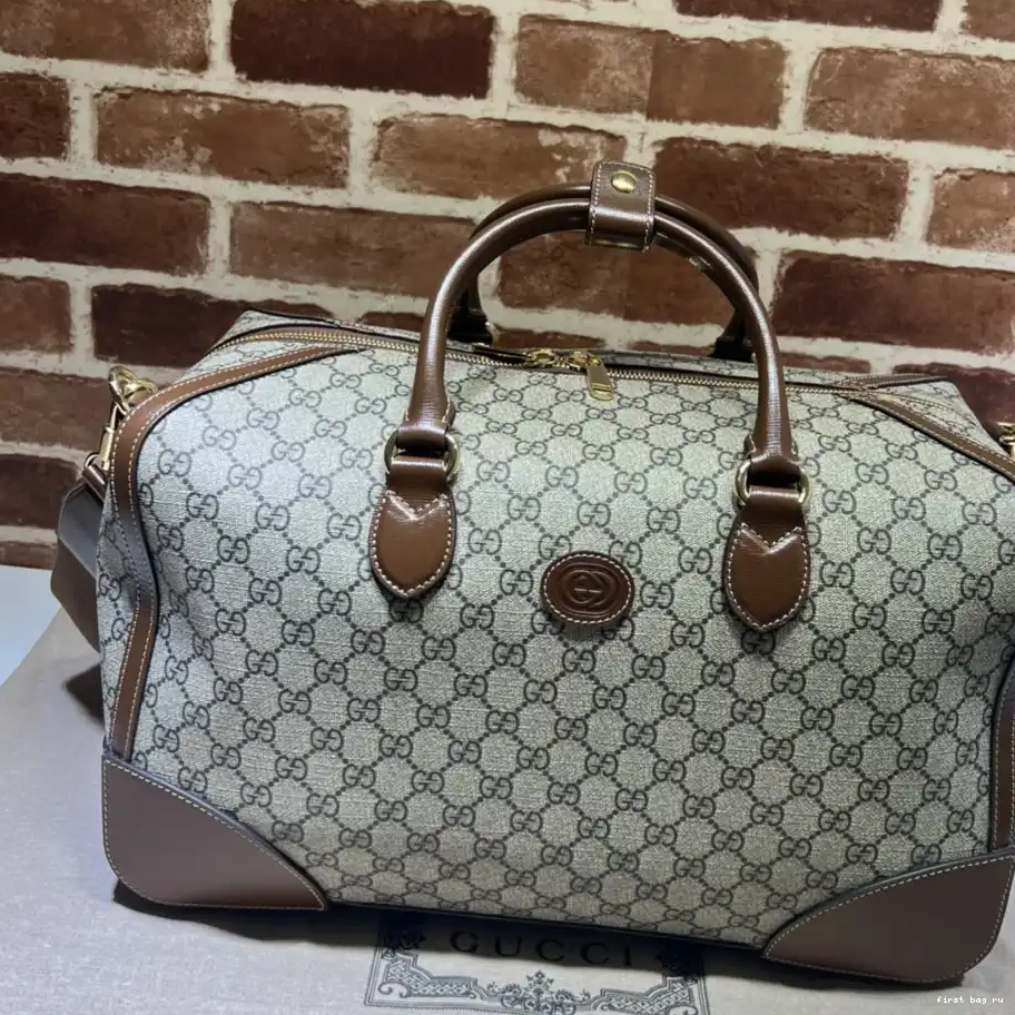 First bag ru GUCCI Ophidia GG medium carry-on duffle 0214