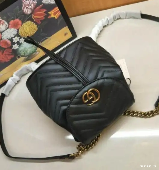 Firstbag ru Gucci GG 528129 backpack Marmont matelassé 0218