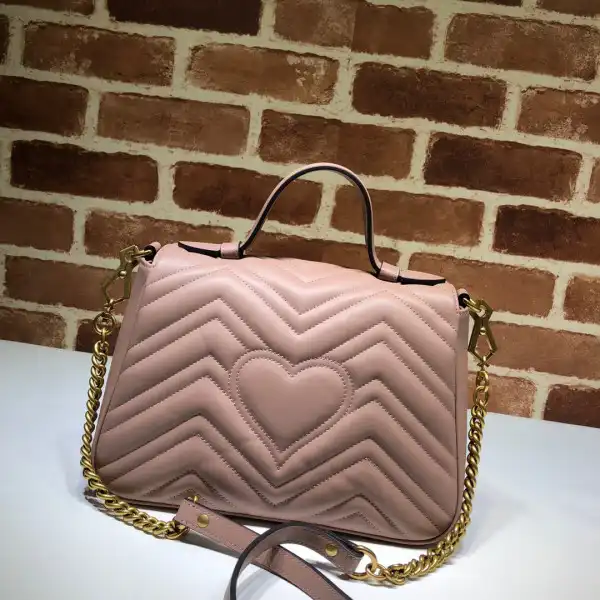 First bag ru GUCCI GG Marmont Small Top Handle Bag 0205