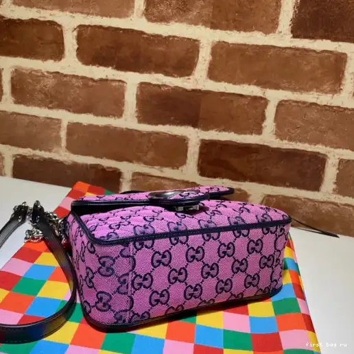 First bag ru GUCCI Top GG Marmont Bag Mini Handle 0208