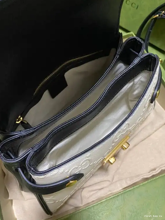 First bag ru bag Small handle GG top GUCCI 0214