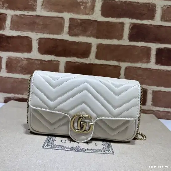 First bag ru BAG GUCCI GG MINI 21CM MARMONT 0217