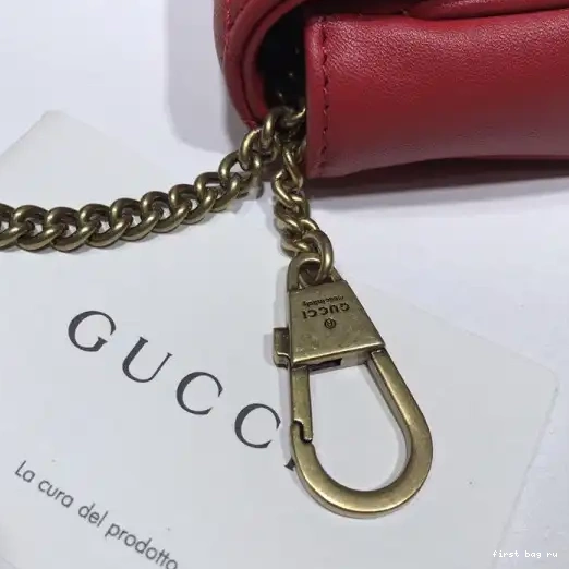 First bag ru belt Marmont GG Gucci bag-16.5*10*5cm 0214