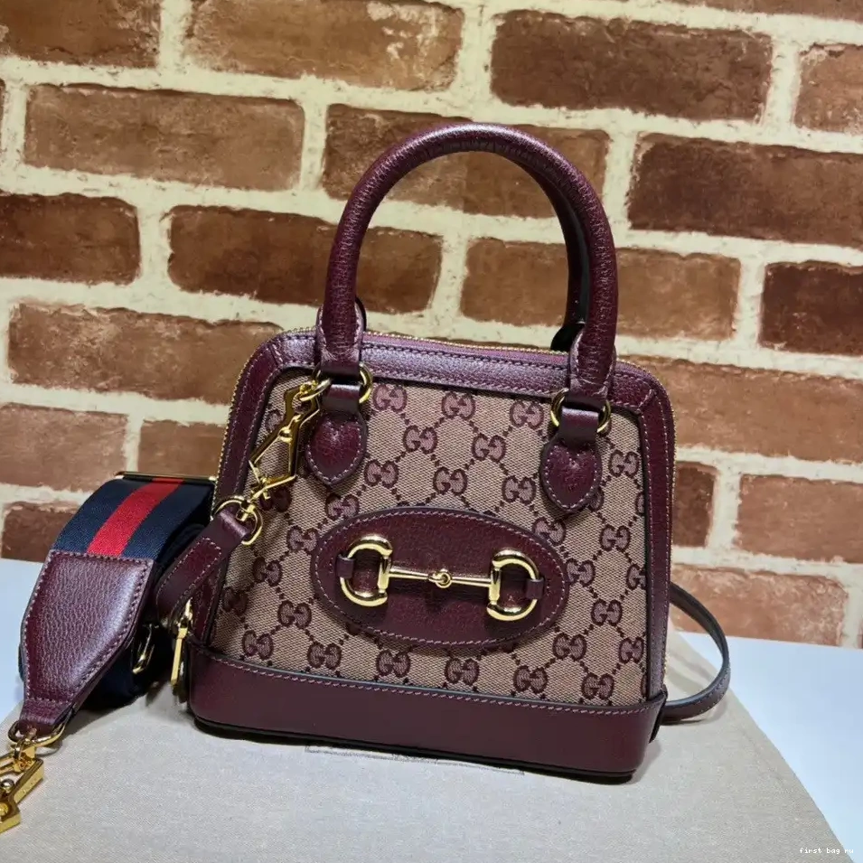 First bag ru bag 1955 mini GUCCI GG Horsebit 0224