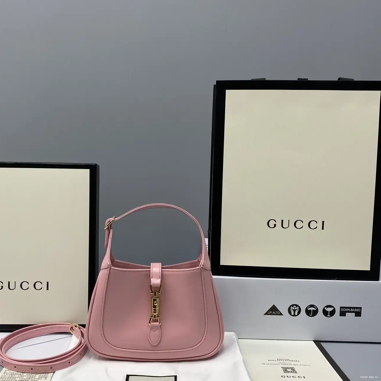 First bag ru GUCCI hobo 1961 bag mini Jackie 0220