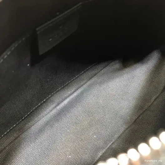 First bag ru Black shoulder bag GG GUCCI 0212