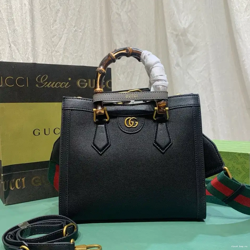 First bag ru small GUCCI Diana bag tote 0222