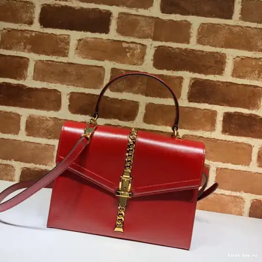 First bag ru 1969 bag Gucci small handle Sylvie top 0225