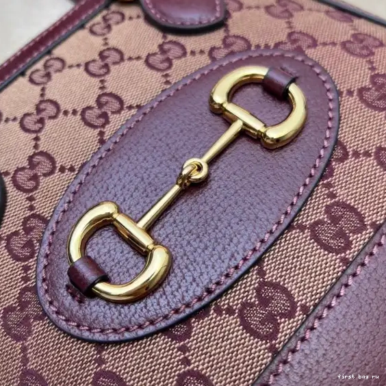 First bag ru bag 1955 mini GUCCI GG Horsebit 0224