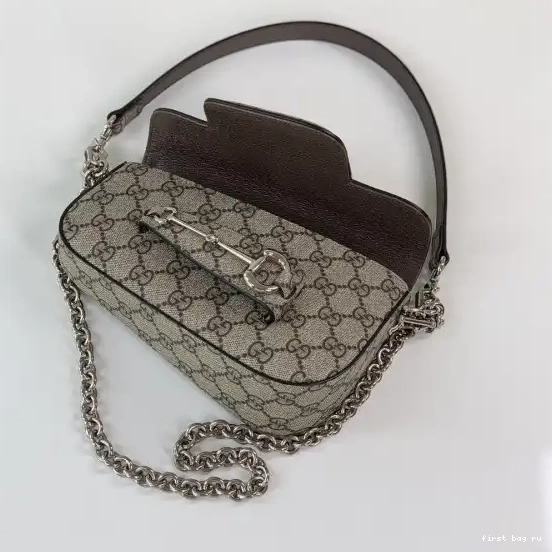 First bag ru MINI SHOULDER 1955 GUCCI HORSEBIT BAG 0217