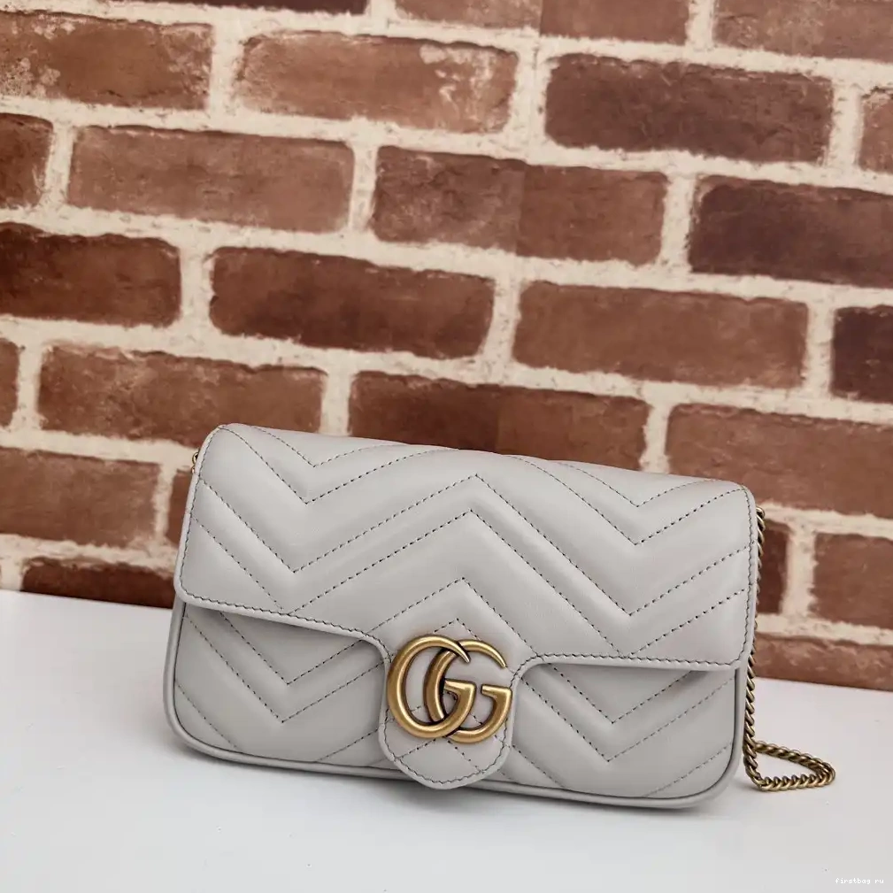 First bag ru MINI MARMONT GUCCI 21CM GG BAG 0210