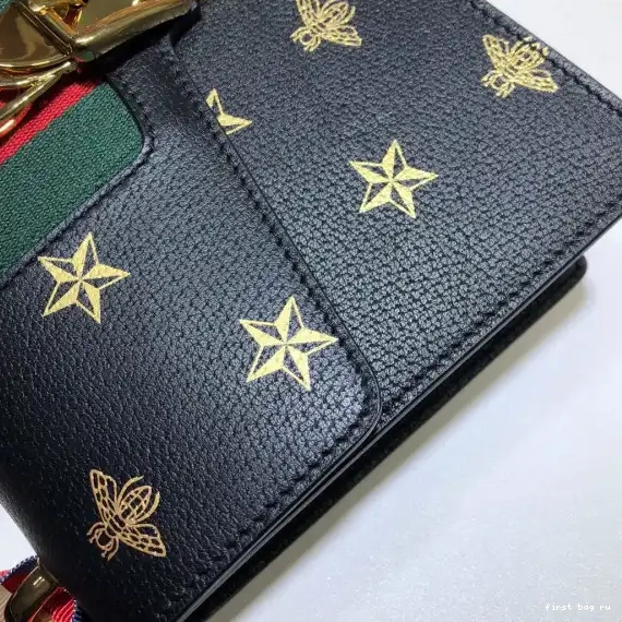 Firstbag ru small Bee bag GUCCI Star shoulder Sylvie 0224