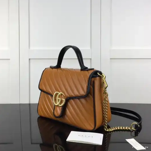 Firstbag ru small bag GG top Gucci Marmont handle 0210