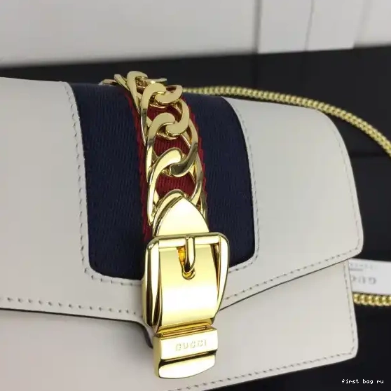 Firstbag ru GUCCI bag mini leather super Sylvie 0226