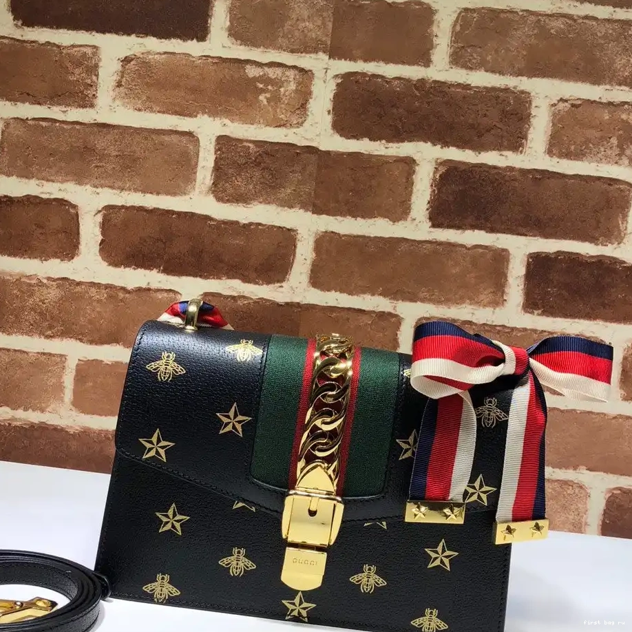 Firstbag ru small Bee bag GUCCI Star shoulder Sylvie 0224