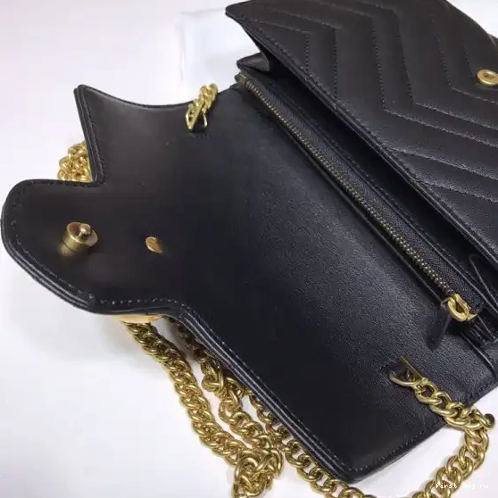 First bag ru CHAIN GUCCI MARMONT GG WALLET 0226