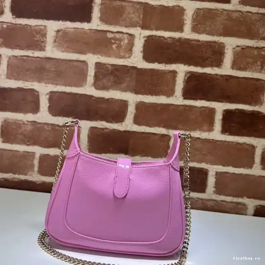 First bag ru GUCCI JACKIE SHOULDER BAG-19.5*18*3.5CM 0211