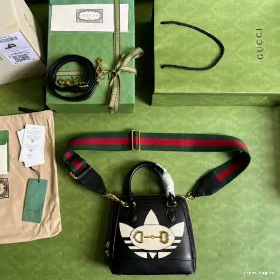 First bag ru bag adidas 1955 Horsebit Gucci mini x 0316