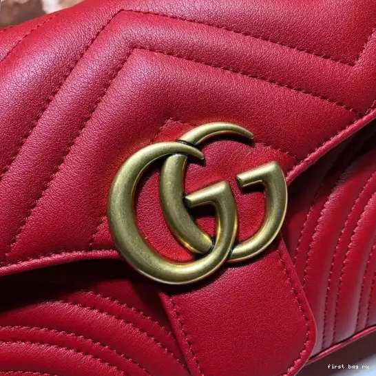 Firstbag ru GG top Marmont mini handle GUCCI bag 0302