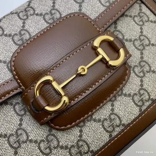 First bag ru GUCCI Horsebit bag 1955 mini 0301