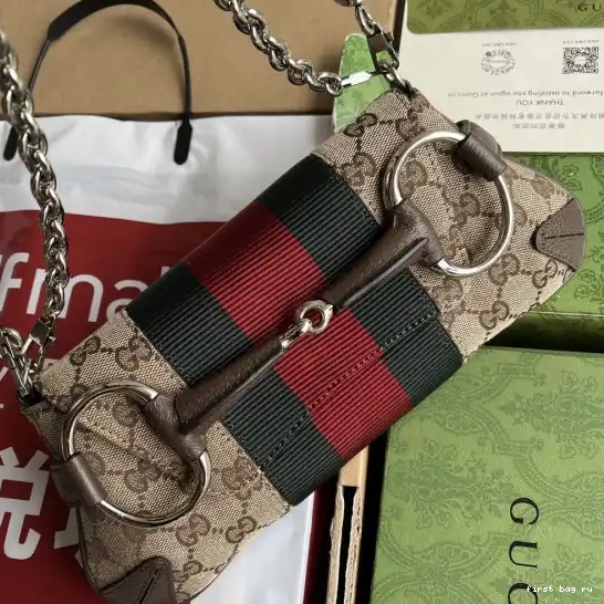 Firstbag ru CHAIN HORSEBIT GUCCI SHOULDER BAG SMALL 0301