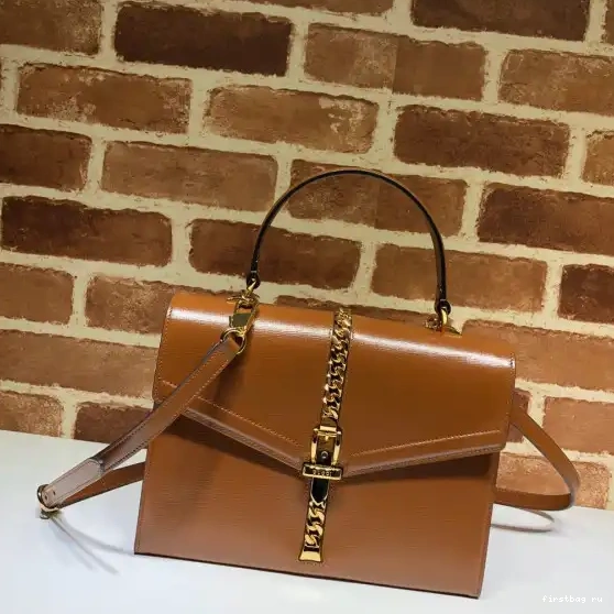 Firstbag ru bag Gucci small Sylvie handle 1969 top 0311